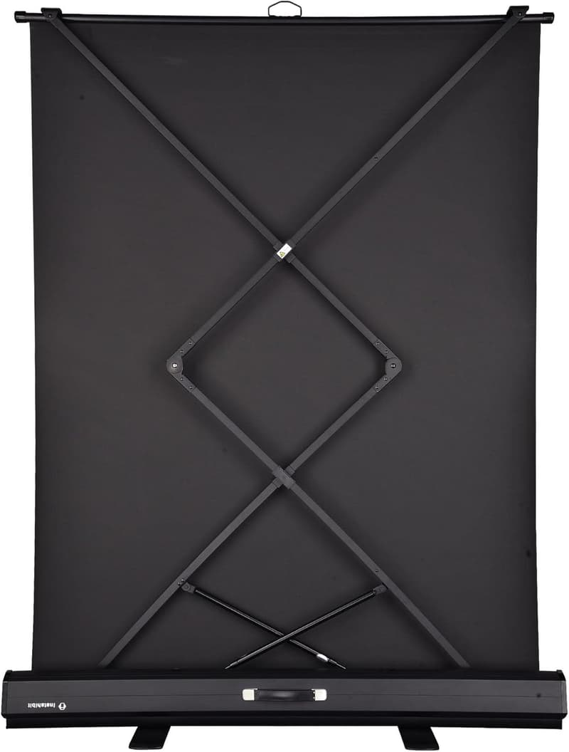 Peak 203X152 cm Taşınabilir Portatif Pull Up Floor Projeksiyon Perdesi F100 görsel 3